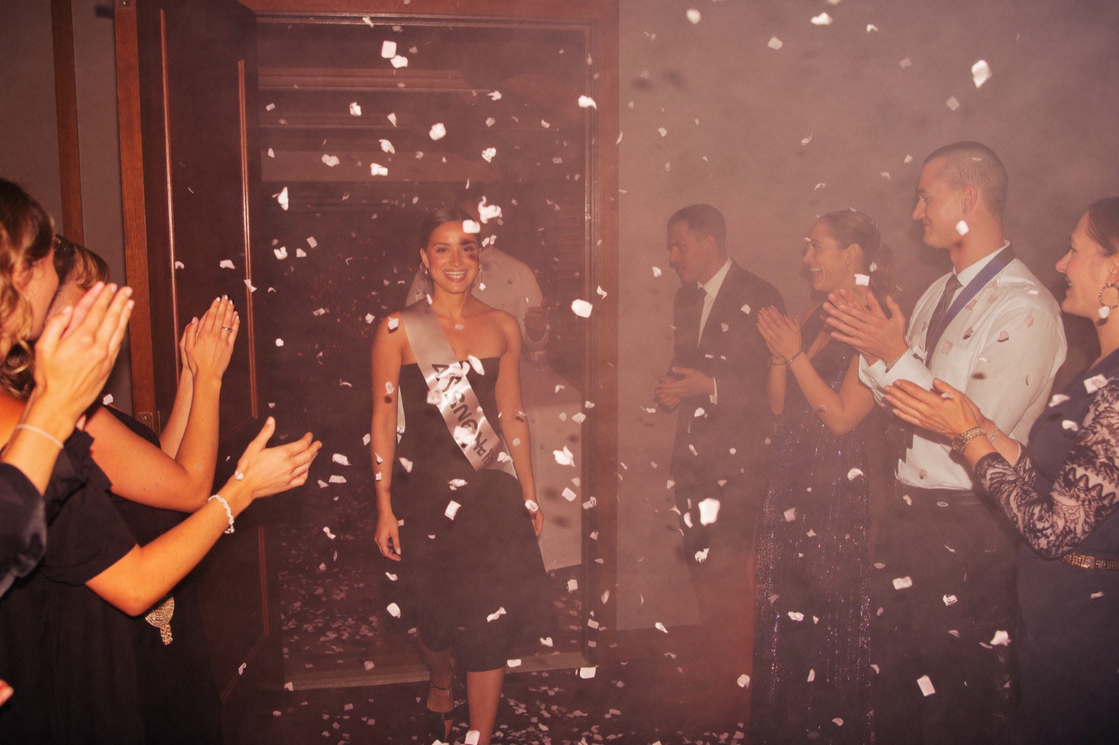 Sweet 16 celebration with colorful lighting and special effects